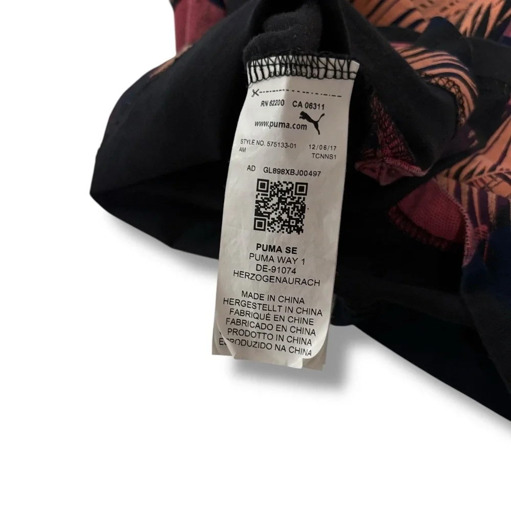PUMA Men's Floral Leaf Print Graphic‎ T Shirt Size XL 24 x 30 - Picture 5 of 5
